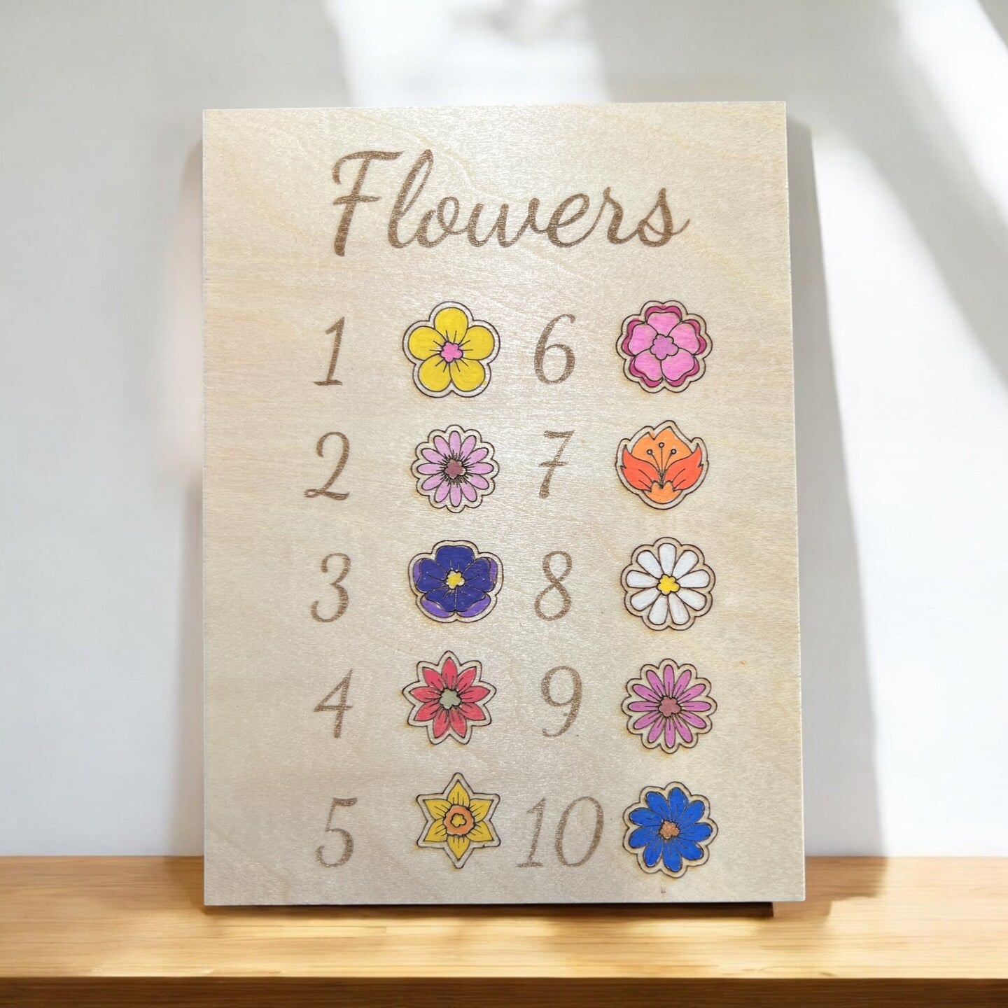 Spring Flower Stud Earring Hand Painted Personalized Wood Set Mason Jar Mothers Day Gift Women Gift