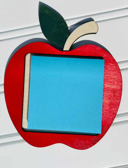 Teacher Wood Sticky Note Holder Counselor Educator Gift Desk Note Pad Personalized