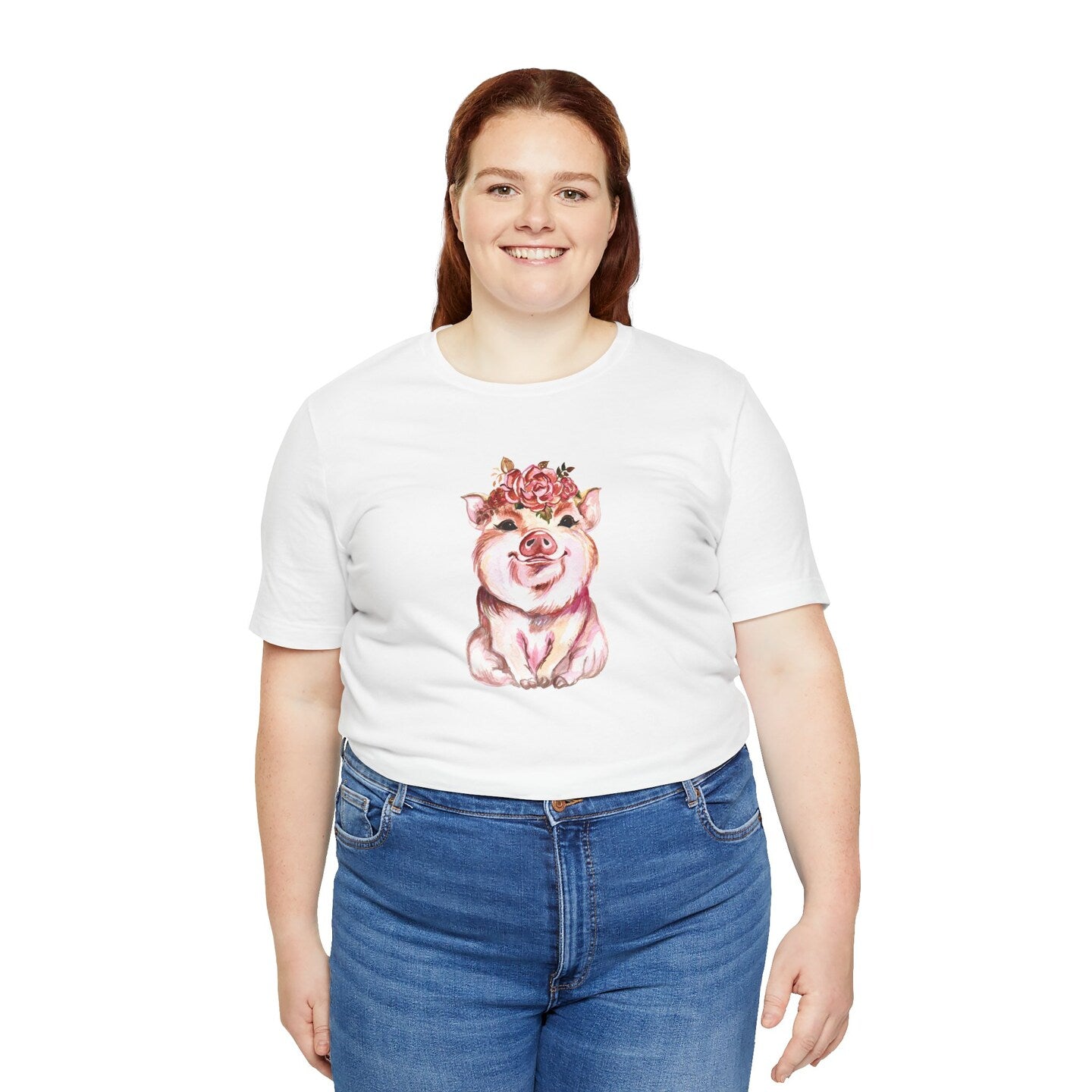 Farm T-Shirt Truck Flowers Floral Pig Highland Cow Mini Cow Flower Crown Cowboy Country Boot Western Watercolor Summer Women Men Unisex
