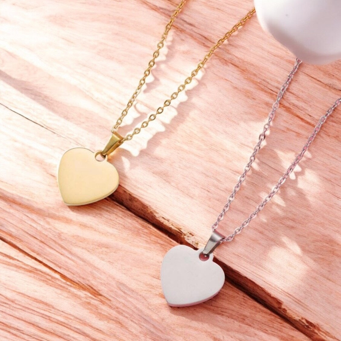 Dog Face Line Art Name Necklace Drawing Personalized Custom Heart Puppy Dog Mom Dog Mama Dog Charm Gold Silver Metal