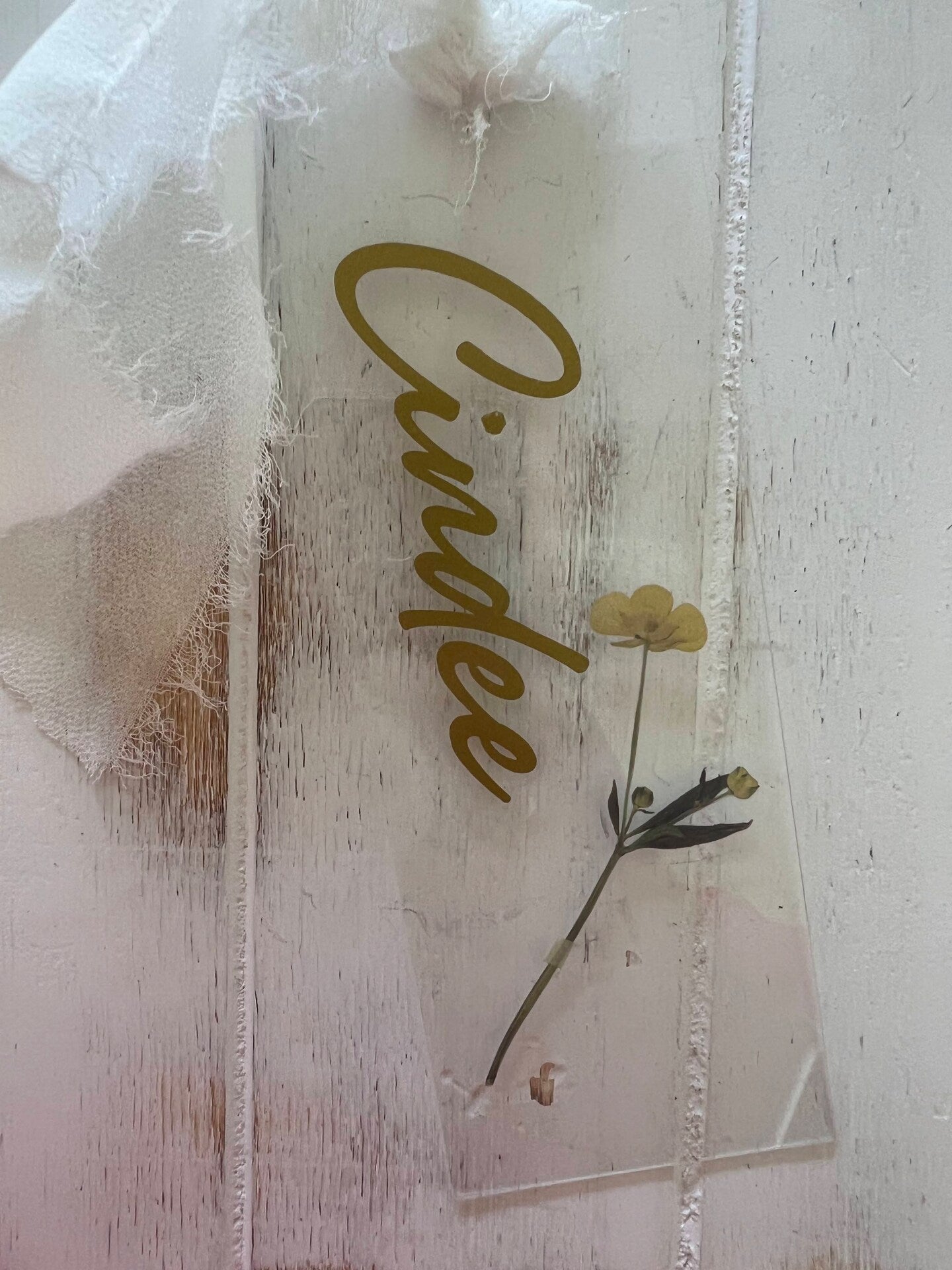 Pressed Flower Bookmark Name Personalized Custom Wildflower Teacher Gift Bridesmaid Gift Wedding Favor Shower Favor Party Favor