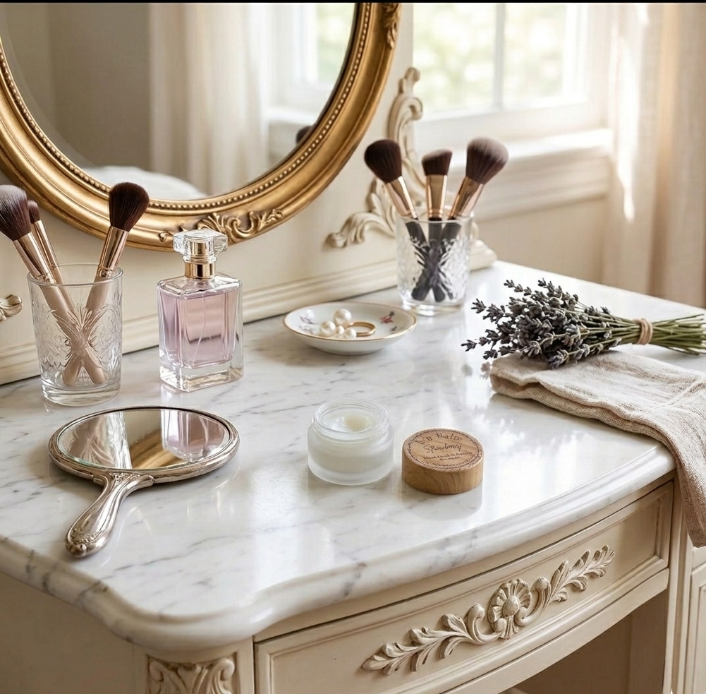 Handmade Lip Balm - Natural Shea Butter & Beeswax Lip Care Wood Lid Jar Lip Butter