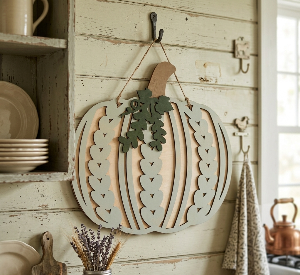 Wood Sweater Welcome Sign Pumpkin Fall Autumn Boho Farmhouse Decor Wall Hanging Door Hanging Winter Decor Door Sign Wall Sign