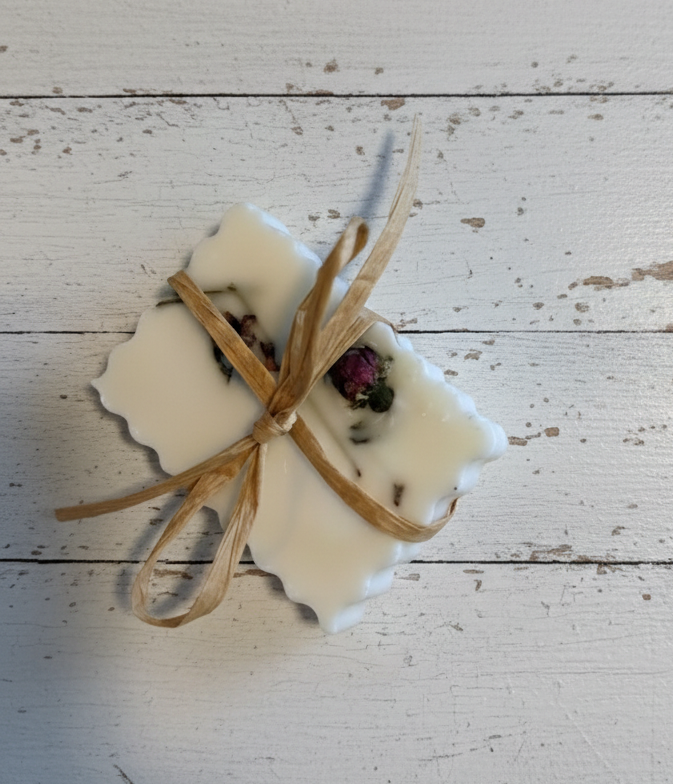 Handmade Triple Butter Soap Bar Moisturizing Floral Scent Botanical Mango Shea Cocoa