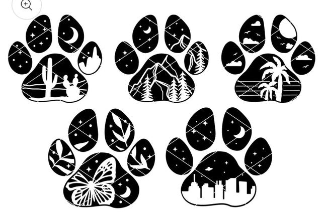 Take A Moment to Paws Wood Sign Hanging Rustic Round Farmhouse Handmade Engraved Custom Dog Sign Dog Decor Pet Decor